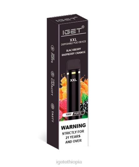 IGET Vape Price XXL B206644 Blackberry Raspberry Orange