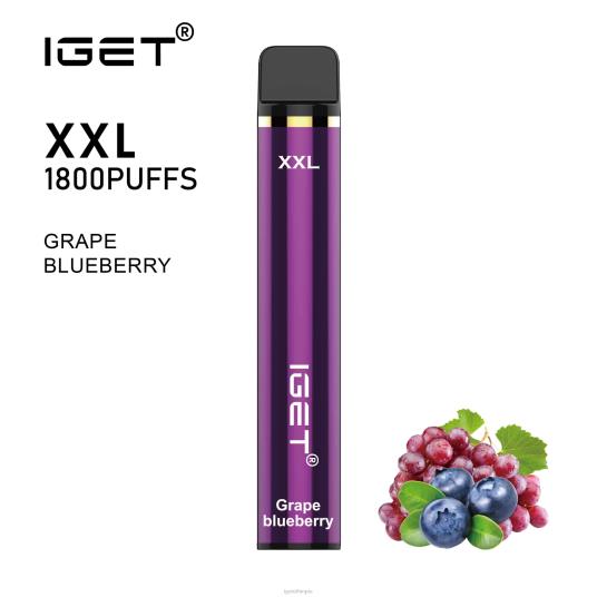 Online IGET Vapes XXL B206657 Grape Blueberry
