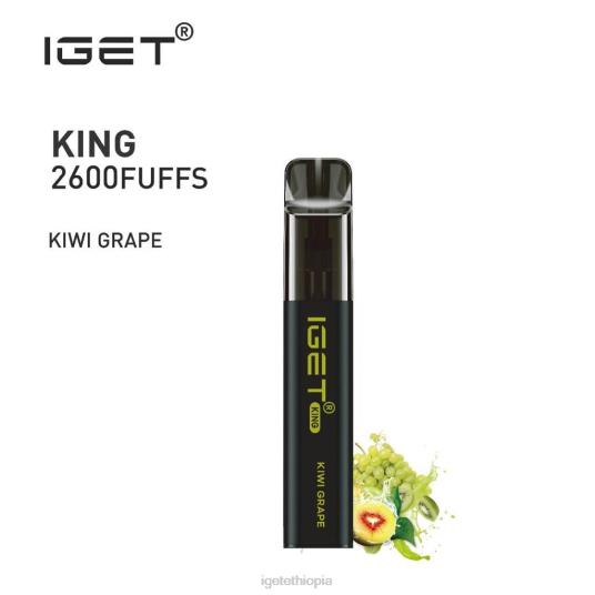 IGET Shop KING - 2600 PUFFS B2066444 Kiwi Grape