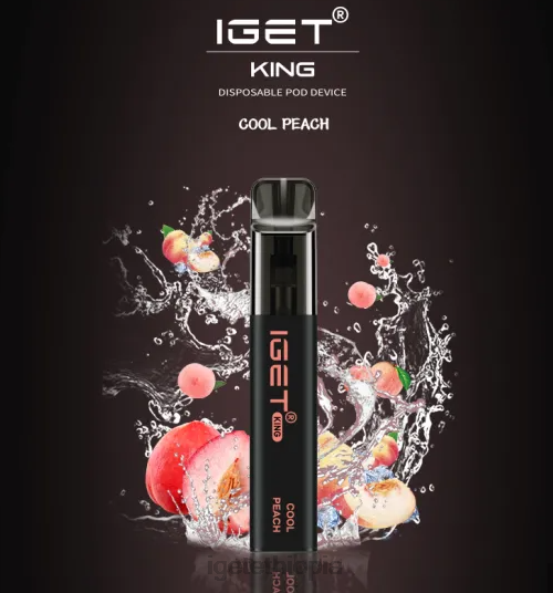 IGET Vape Flavours KING - 2600 PUFFS B2066498 Cool Peach