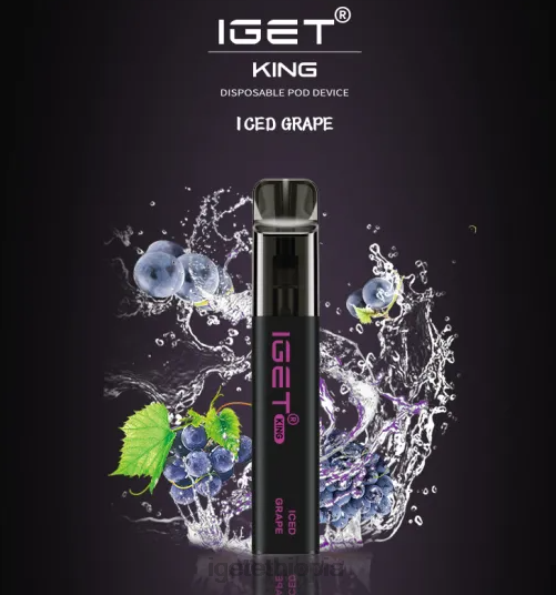IGET Online KING - 2600 PUFFS B2066499 Iced Grape