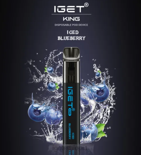 IGET Online KING - 2600 PUFFS B2066555 Iced Blueberry