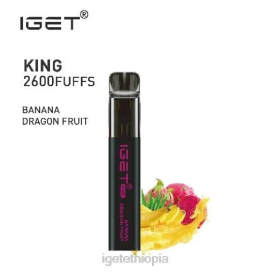 IGET Shop KING - 2600 PUFFS B2066570 Banana Dragon Fruit