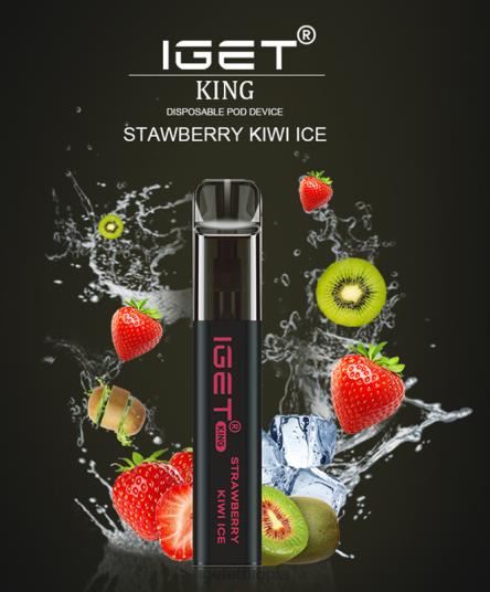 IGET Wholesale KING - 2600 PUFFS B2066598 Strawberry Kiwi Ice
