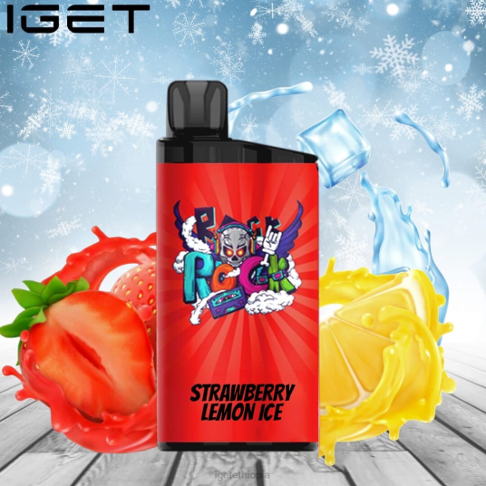 IGET Shop BAR - 3500 PUFFS B2066595 Strawberry Lemon Ice