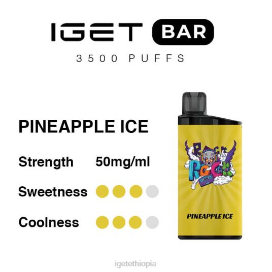 IGET Shop Bar 3500 Puffs B2066284 Pineapple Ice