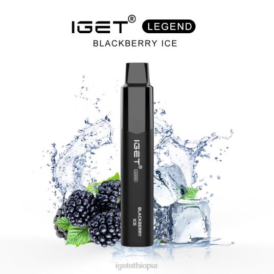 IGET Vape Sale LEGEND - 4000 PUFFS B2066568 Blackberry Ice
