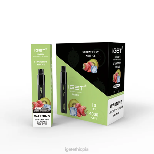 Online IGET Vapes Legend 4000 Puffs B2066337 Strawberry Kiwi Ice