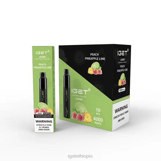IGET Shop Legend 4000 Puffs B2066338 Peach Pineapple Lime