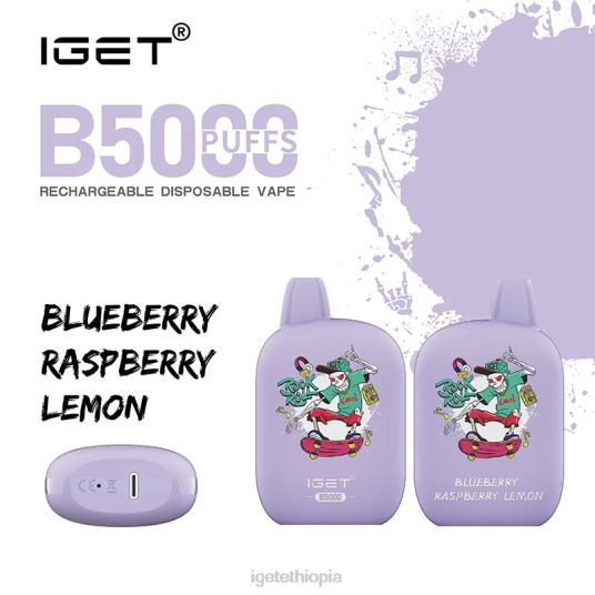 IGET Shop B5000 B2066308 Blueberry Raspberry Lemon