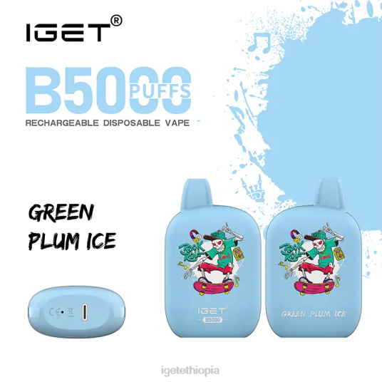IGET Wholesale B5000 B2066311 Green Plum Ice