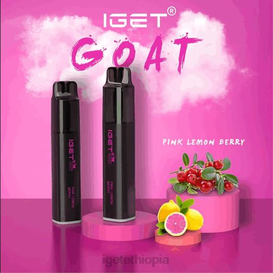 IGET Shop GOAT - 5000 PUFFS B2066566 Pink Lemon Berry