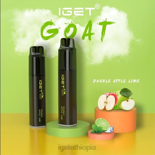 IGET Shop GOAT - 5000 PUFFS B2066572 Double Apple Lime