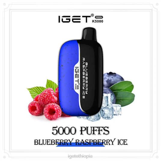 IGET Shop Moon 5000 Puffs B2066213 Blueberry Raspberry Ice