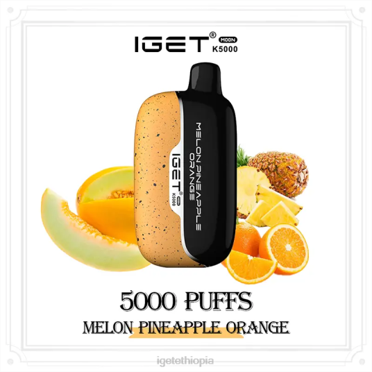 IGET Shop Moon 5000 Puffs B2066223 Melon Pineapple Orange