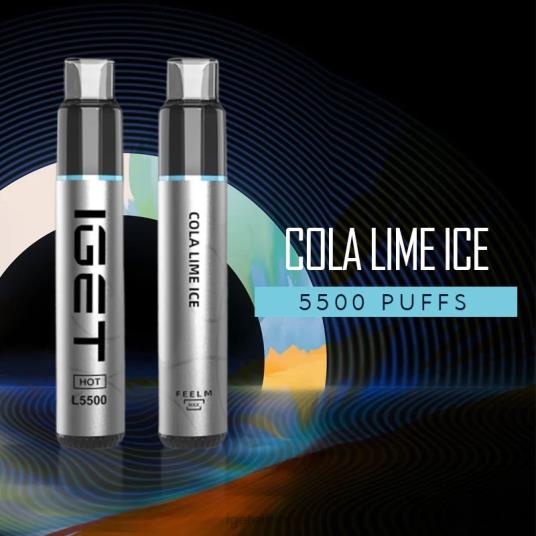 IGET Online HOT - 5500 PUFFS B2066521 Cola Lime Ice