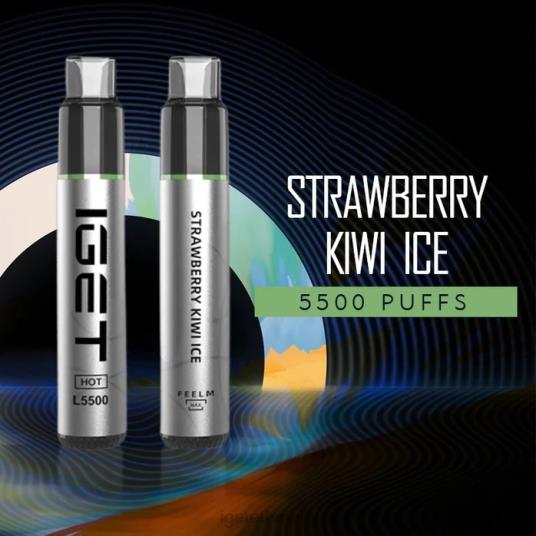IGET Vape Price HOT - 5500 PUFFS B2066583 Strawberry Kiwi Ice