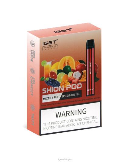 3 x IGET Wholesale Shion B206620 Mixed Berries