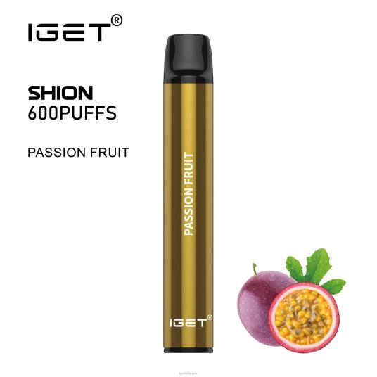 3 x IGET Vape Flavours Shion B206622 Passion Fruit