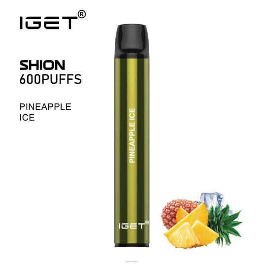 3 x Online IGET Vapes Shion B206624 Pineapple Ice