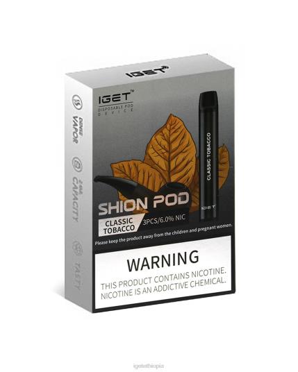 3 x IGET Wholesale Shion B20669 Classic Tobacco