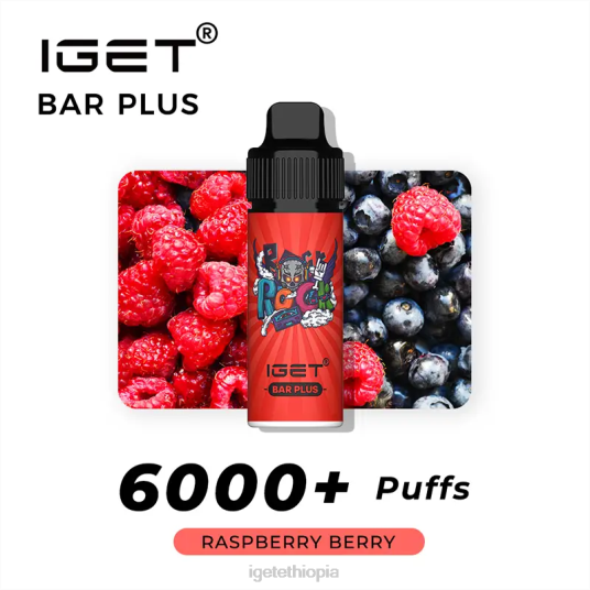 IGET Shop BAR PLUS - 6000 PUFFS B2066589 Raspberry Berry