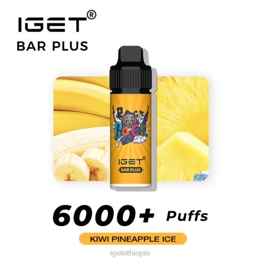 IGET Shop Bar Plus 6000 Puffs B2066234 Kiwi Pineapple Ice