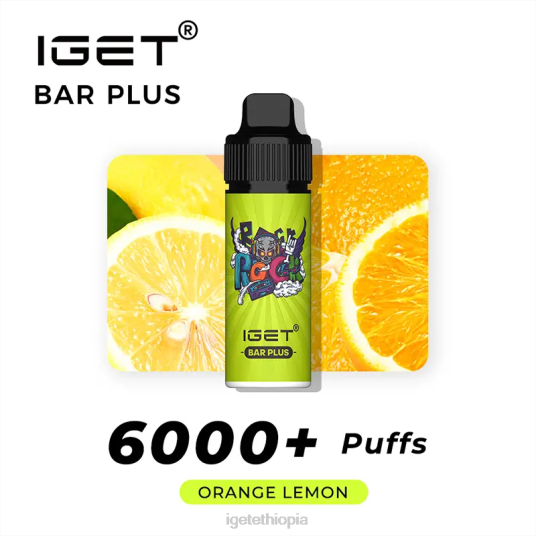 IGET Wholesale Bar Plus 6000 Puffs B2066238 Orange Lemon
