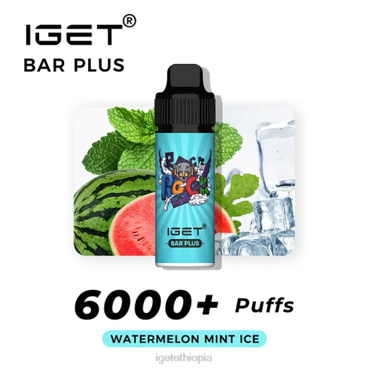 IGET Wholesale Bar Plus 6000 Puffs B2066248 Watermelon Mint Ice
