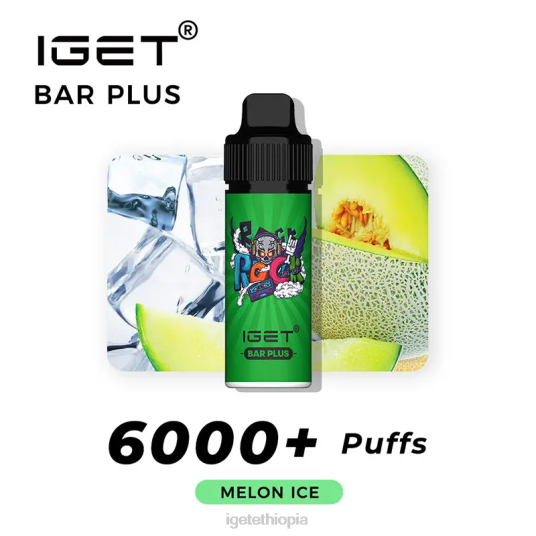 IGET Vape Flavours Bar Plus 6000 Puffs B2066250 Melon Ice
