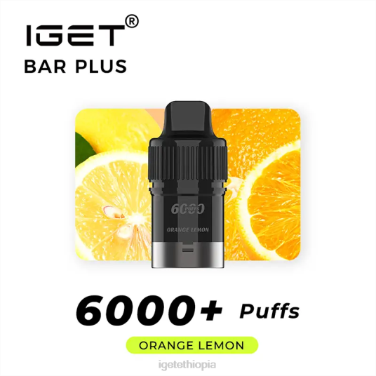IGET Online Bar Plus Pod 6000 Puffs B2066261 Orange Lemon