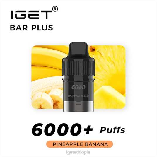 IGET Wholesale Bar Plus Pod 6000 Puffs B2066268 Pineapple Banana